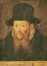 Jacques Cujas (1522-90) im Alter von 65 Jahren